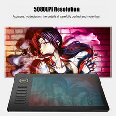 VEIKK A15 10x6 pulgadas 5080 LPI tableta grá...