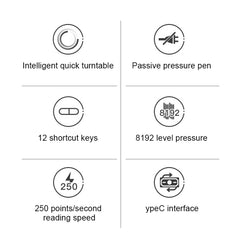 Tableta gráfica electrónica táctil inteligente VEIKK A15PRO
