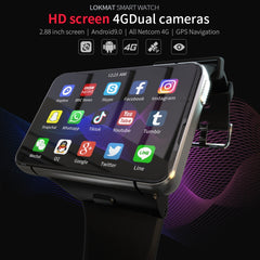 LOKMAT APPLLP Max 4GB+64GB 4G Llamada Reloj inteligente de 1,6 pulgadas
