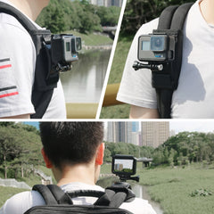 Soporte de mochila con correa de liberación rápida para GoPro