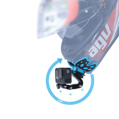 Adaptador de montaje para casco tipo maripos...