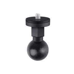 Adaptador de cabeza esférica ABS con tornillo de 25 mm y 1/4 de pulgada