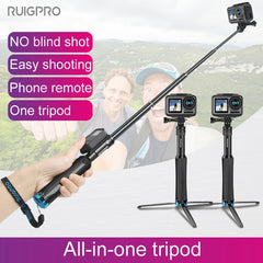 RUIGPRO Trípode de mano de una pieza Selfie ...