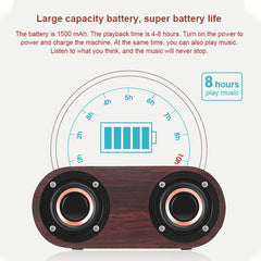 Q8 Bluetooth 4.2 Altavoz Bluetooth de cuerno...