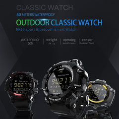 Lokmat MK16 Pantalla LCD 50m Reloj inteligente resistente al agua