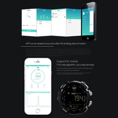 Lokmat MK16 Pantalla LCD 50m Reloj inteligente resistente al agua