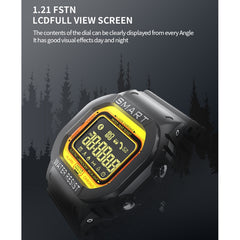 Lokmat MK22 Reloj inteligente con pantalla LCD FSTN de 1,21 pulgadas