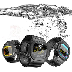 Lokmat MK22 Reloj inteligente con pantalla LCD FSTN de 1,21 pulgadas