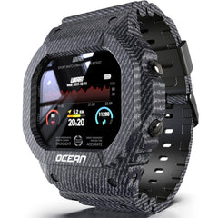 Lokmat OCEAN Reloj inteligente con pantalla táctil TFT de 1,14 pulgadas