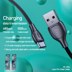 Remax 2.1A Lesu Pro Series Cable de datos de...
