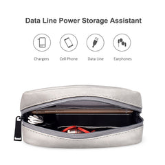 Bolsa de cuero para accesorios digitales portátiles DY03