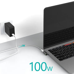 Adaptador macho tipo C magnético de 100 W tipo C hembra a 20 pines