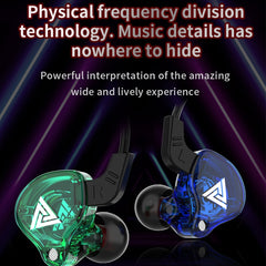QKZ AK6 Auricular deportivo de subwoofer con...