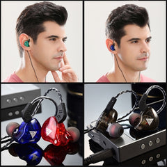 QKZ AK6 Auricular deportivo de subwoofer con...