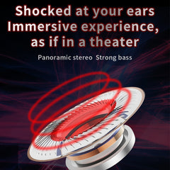 QKZ AK6 Auricular deportivo de subwoofer con...