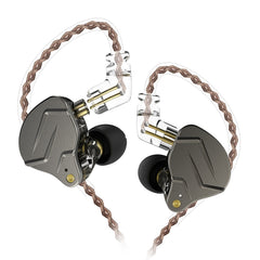 KZ ZSN Pro Ring Iron Hybrid Drive Metal Auri...