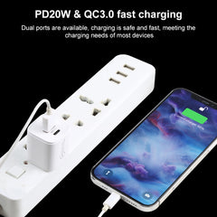 Cargador rápido 20WACB 20W QC3.0 + PD, AU Pl...