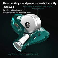KZ-ZST X Ring Iron Hybrid Driver In-Ear Auri...