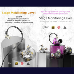 QKZ ZXT Sports In-ear Cableado Control Plug ...