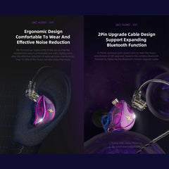 QKZ ZXT Sports In-ear Cableado Control Plug ...