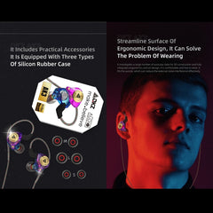 AK3 FiLe In-ear Subwoofer Auricular controlado por cable