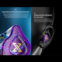 QKZ AK6 MAX In-ear Dynamic Subwoofer Auricul...