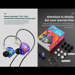 QKZ AK6 MAX In-ear Dynamic Subwoofer Auricul...