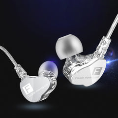 QKZ F910 In-Ear Subwoofer Dual Dynamic Auricular