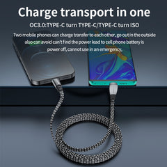 Cable de datos de carga rápida 3A USB-C/Type...