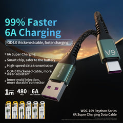 WEKOME WDC-169I Raython Series 6A USB a cabl...