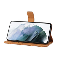 Estuche para teléfono de cuero con patrón en...