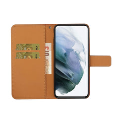 Estuche para teléfono de cuero con patrón en...