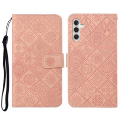 Estuche para teléfono de cuero con patrón en...