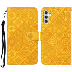 Estuche para teléfono de cuero con patrón en...