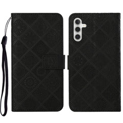 Estuche para teléfono de cuero con patrón en...