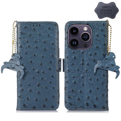 Estuche para teléfono RFID de cuero genuino ...