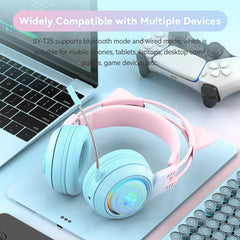 Auriculares inalámbricos Bluetooth estéreo T25 RGB