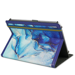 Estuche para tableta de cuero con costuras d...