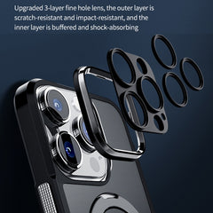Estuche para teléfono con soporte de metal m...