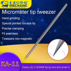 Pinzas puntiagudas micrométricas no magnéticas KA-11 Mechanic