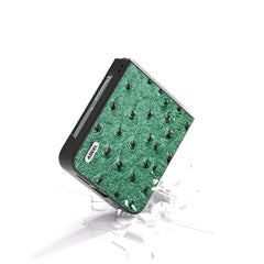 Funda para teléfono con textura de avestruz ...