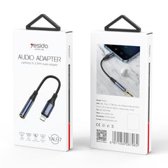 Yesido YAU37 Adaptador de audio hembra de 8 ...