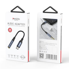 Yesido YAU38 Tipo-C a adaptador de audio hem...