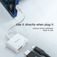 Yesido HM06 Adaptador de audio y video de 8 ...