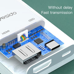 Yesido HM06 Adaptador de audio y video de 8 ...