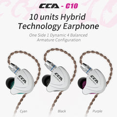 CCA CCA-C10 Auricular intrauditivo híbrido c...
