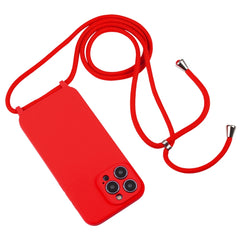Estuche de silicona líquida con cordón cruza...