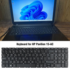 teclado del ordenador portátil, For HP 15-AC...