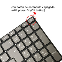 Teclado retroiluminado para computadora port...