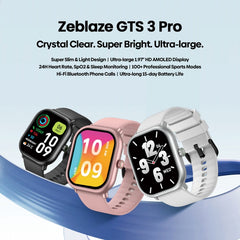 Zeblaze GTS 3 Pro IP68 Reloj inteligente de fitness HD de 1,97 pulgadas